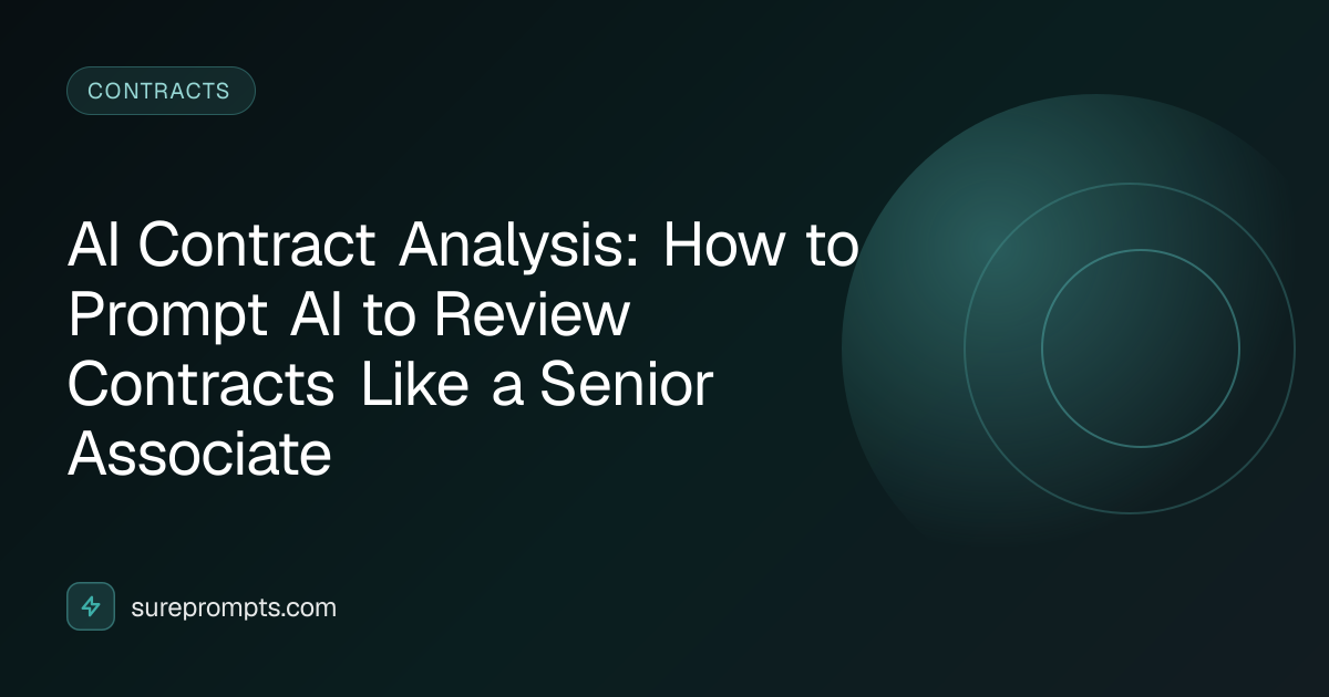 AI Contract Analysis: How to Prompt AI to Review Contracts Like a ...