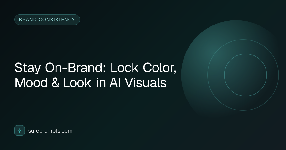 Stay On-Brand: Lock Color, Mood & Look in AI Visuals | SurePrompts