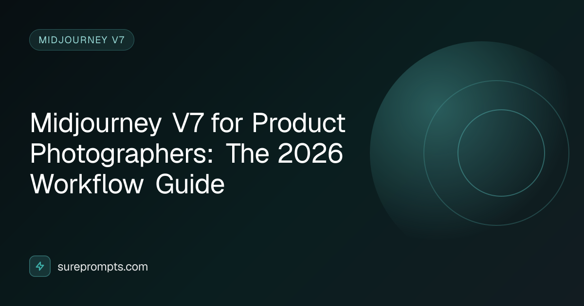 Midjourney V7 for Product Photographers: The 2026 Workflow Guide ...
