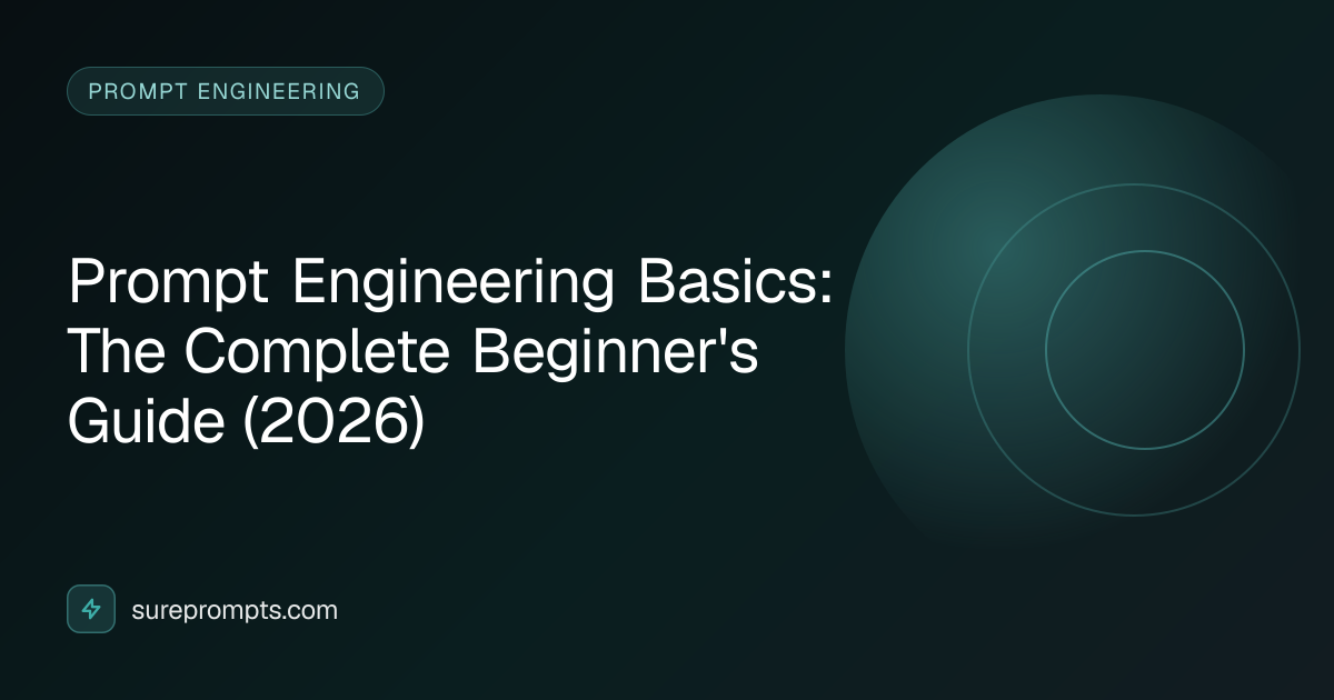 Prompt Engineering Basics: The Complete Beginner's Guide (2026 ...