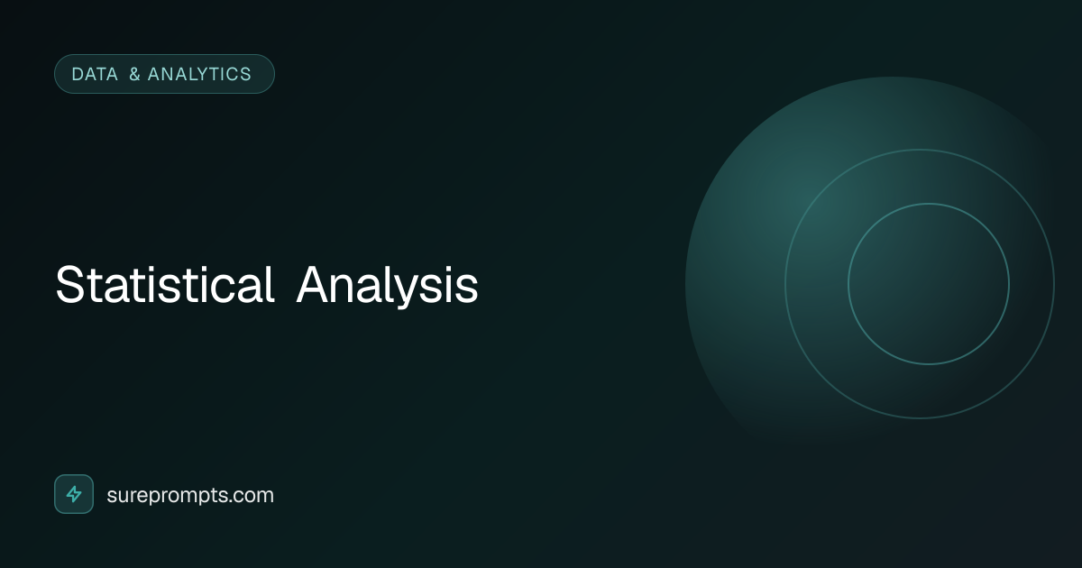 Statistical Analysis Report Prompt Template - AI Data & Analytics ...